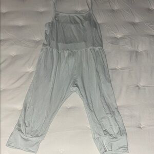 Light Mint Bamboo Sleeveless Jumpsuit